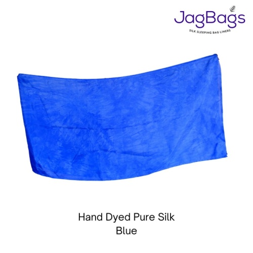 JagBag Long Silk Scarf - Blue